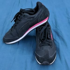 Black and Pink Pumas